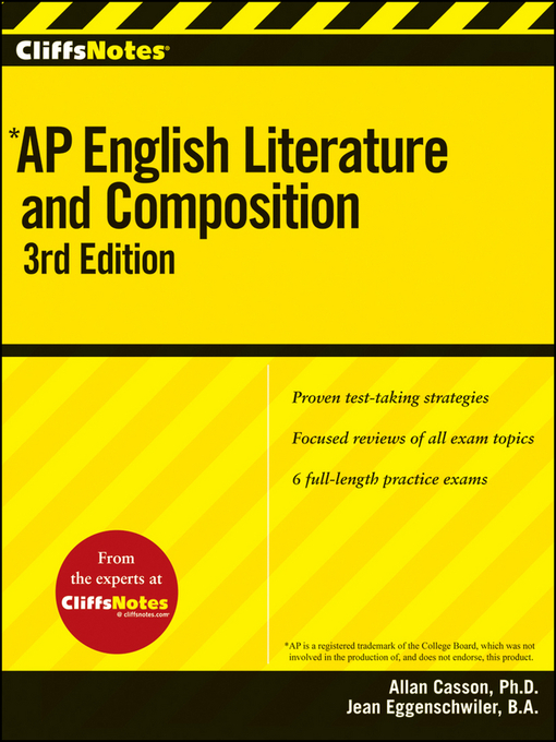Title details for CliffsNotes AP English Literature and Composition by Allan Casson - Available